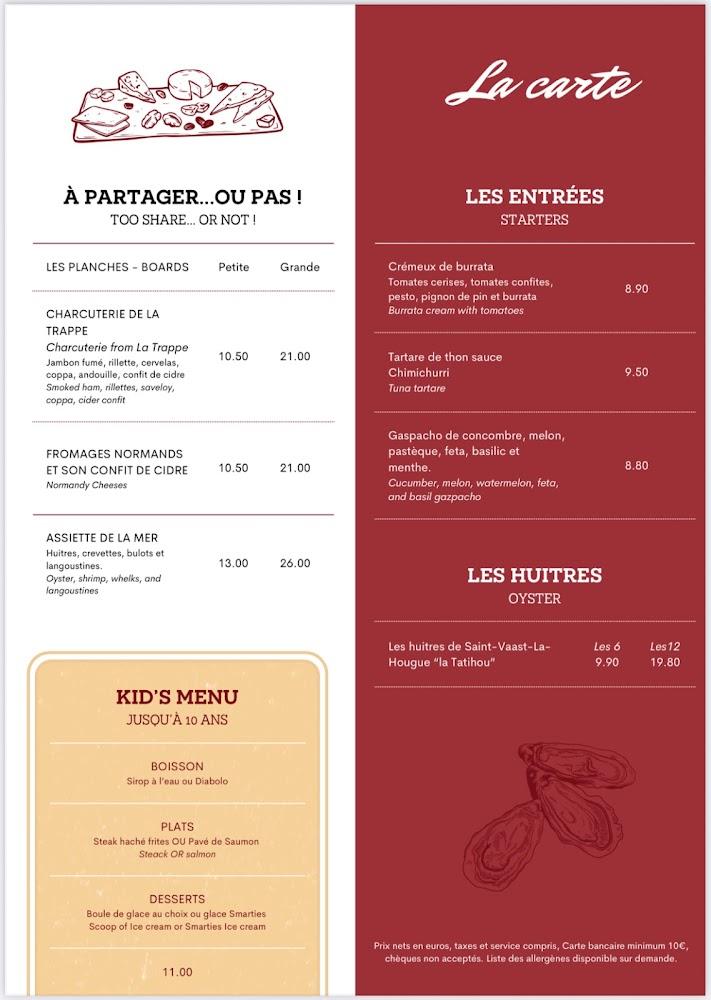 Les écuries - Menu Image 2